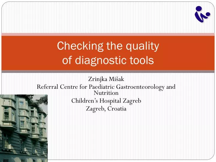 c hecking the quality of diagnostic tools