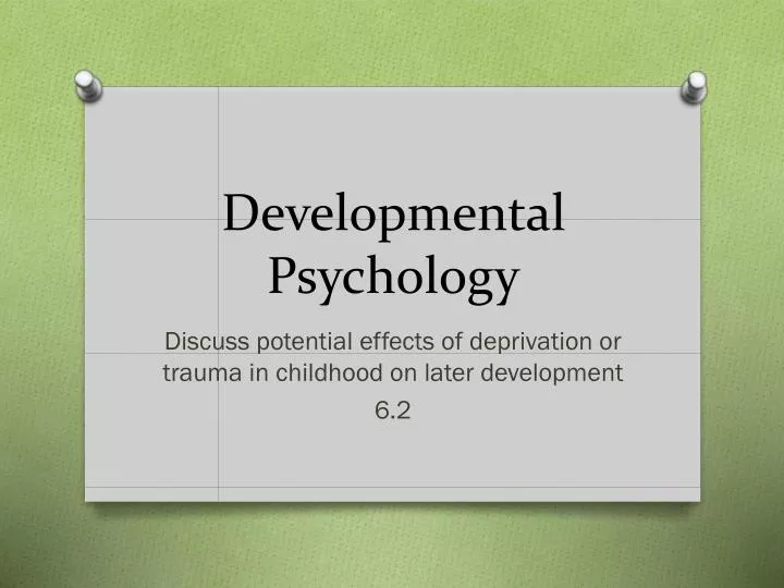 developmental psychology