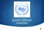 MODEL UNITED NATIONS - slide 1