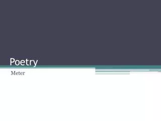 poetry