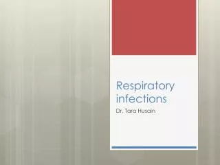 Respiratory infections