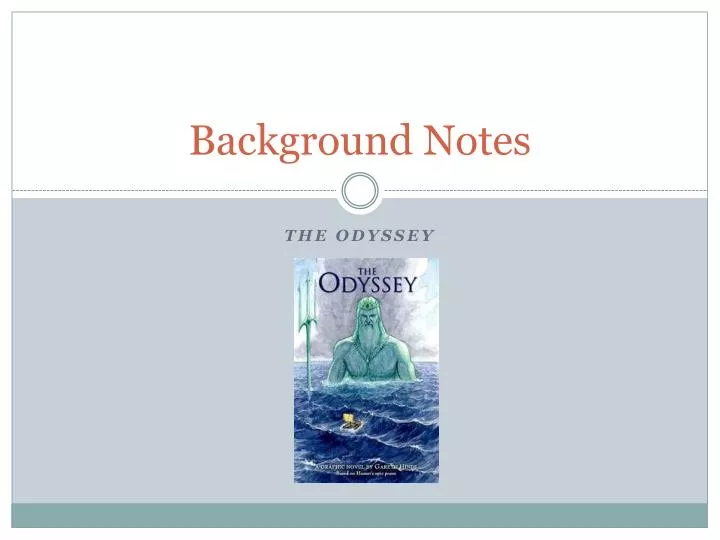 background notes