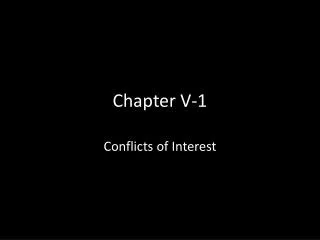 Chapter V-1