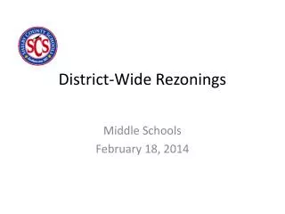 District-Wide Rezonings