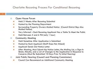 Charlotte Rezoning Process For Conditional Rezoning