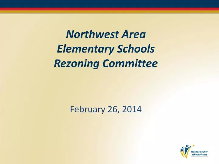 northwest area elementary schools rezoning committee