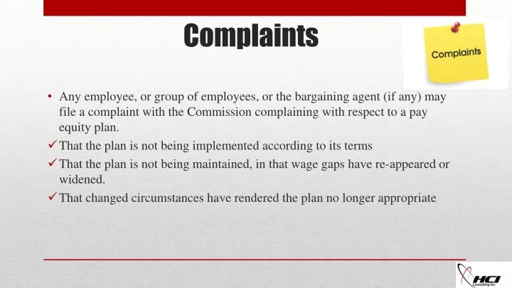 complaints