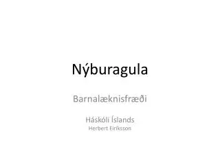 n buragula