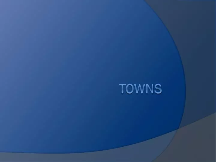 towns