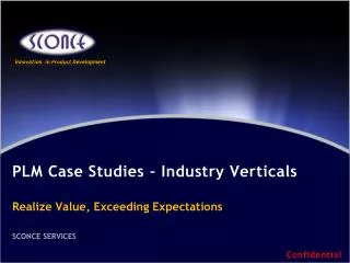 PLM Case Studies – Industry Verticals