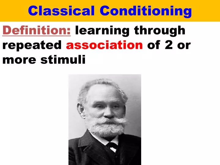 classical conditioning