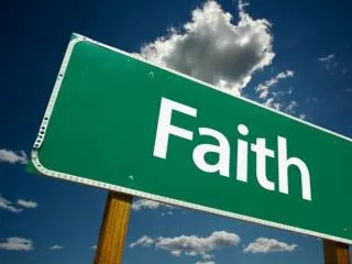 Hebrews 11:1 - Now faith is the substance of things hoped for, the evidence of things not seen .