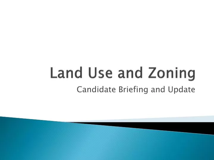 land use and zoning