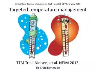 Targeted temperature management