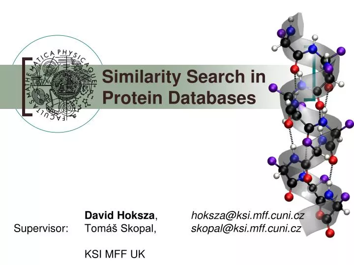 similarity search in protein databases