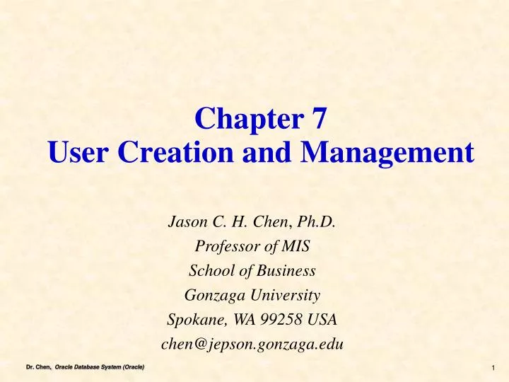 chapter 7 user creation and management