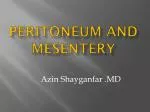 Peritoneum and Mesentery - slide 1