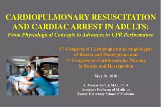 5 th Congress of Cardiologists and Angiologists of Bosnia and Herzegovina and
