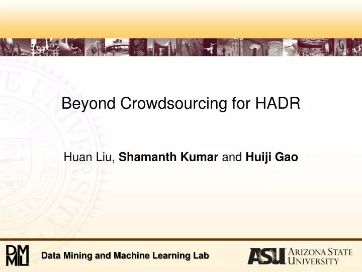 beyond crowdsourcing for hadr