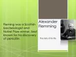 Alexander Flemming - slide 1