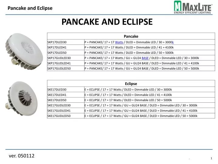 pancake and eclipse