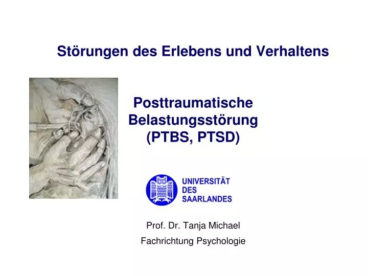 PPT - Störungen Des Erlebens Und Verhaltens Posttraumatische ...