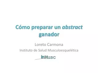 c mo preparar un abstract ganador