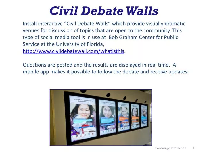 civil debate walls