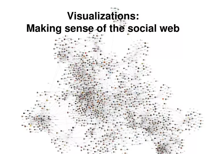visualizations making sense of the social web