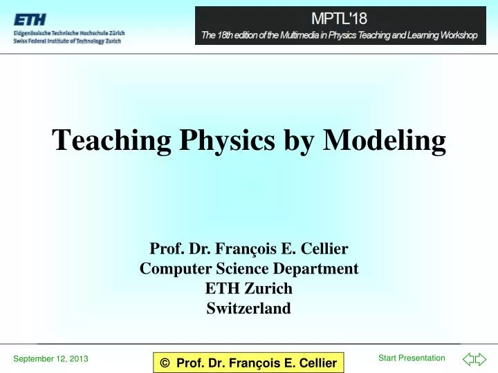teaching physics by modeling