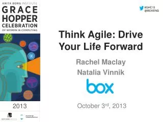 Think Agile: Drive Your Life Forward