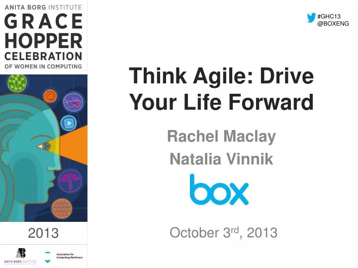 think agile drive your life forward