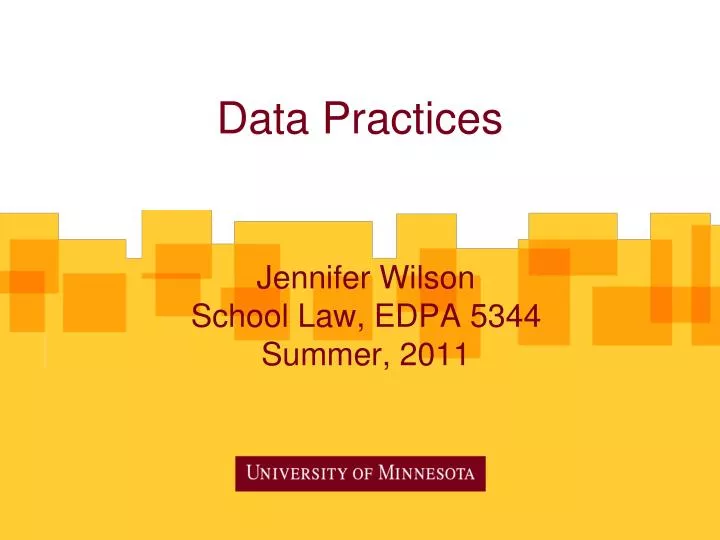 data practices