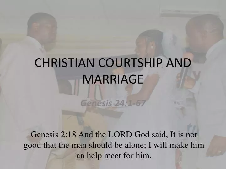 christian courtship and marriage