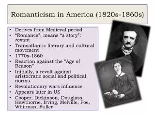 Romanticism in America (1820s-1860s)