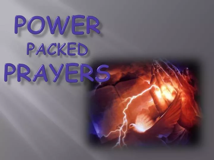 power packed prayers