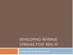 Exploring Future Revenue Streams Post REAL ID: Challenges and Opportunities in Utah - slide 1