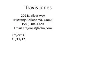 Travis jones