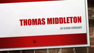 Thomas Middleton