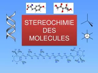 stereochimie des molecules