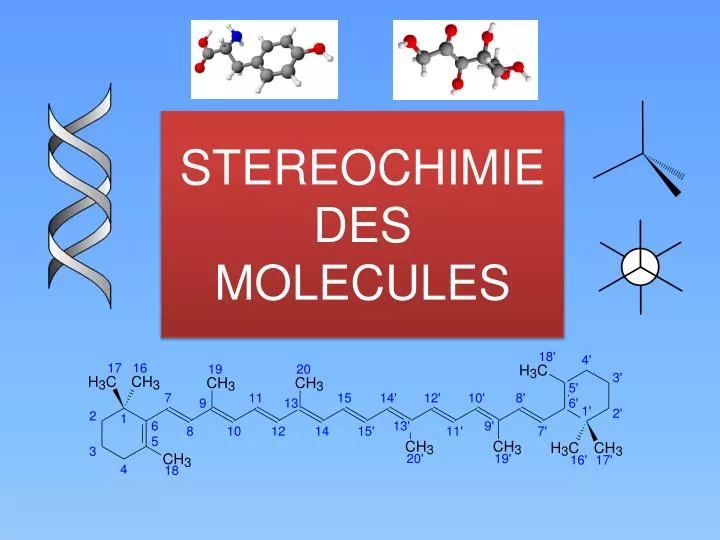 stereochimie des molecules