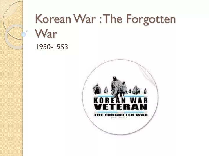 korean war the forgotten war