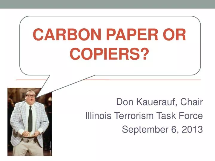 carbon paper or copiers