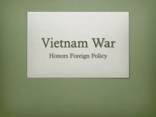 Vietnam War