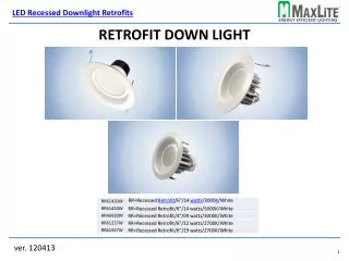 Retrofit Down Light