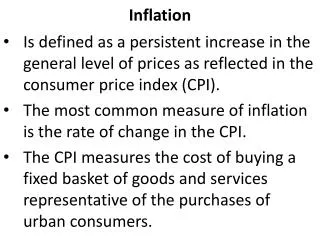 Inflation