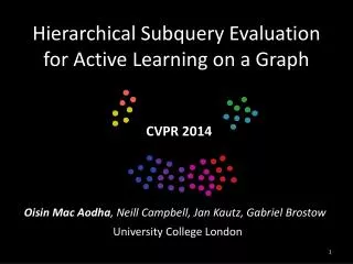 Hierarchical Subquery Evaluation for Active Learning on a Graph