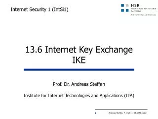 Internet Security 1 ( IntSi1)