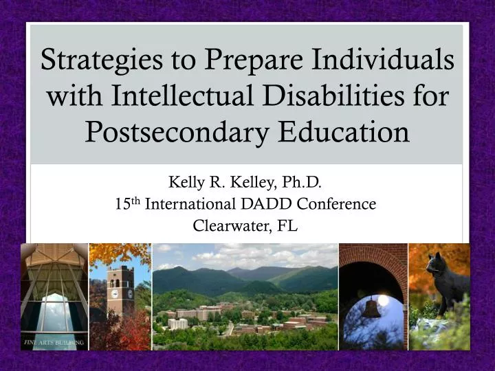 kelly r kelley ph d 15 th international dadd conference clearwater fl