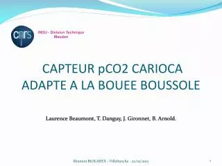 capteur pco2 carioca adapte a la bouee boussole